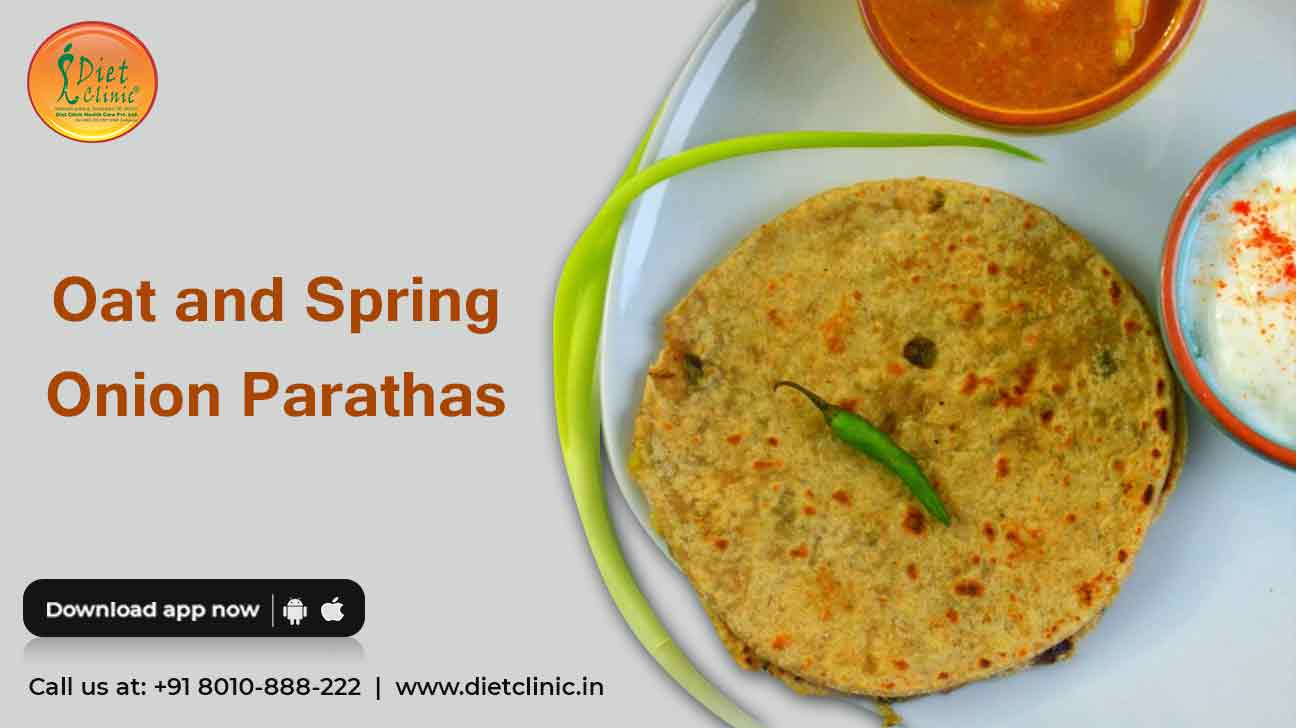 Oat And Spring Onion Parathas